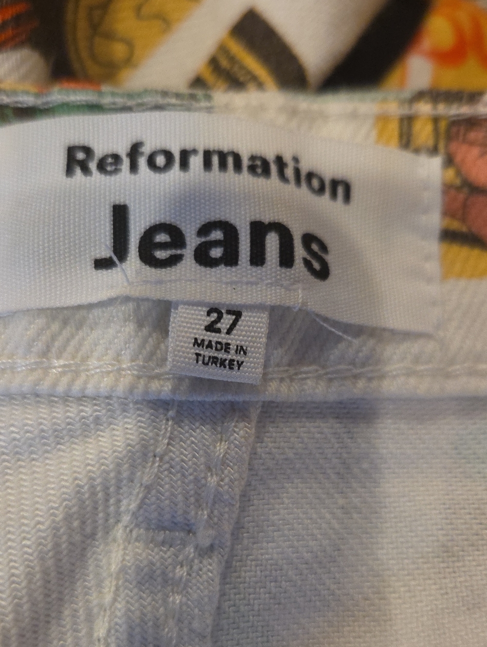 Reformation Comic High Rise Straight Jean - Picture 11 of 16